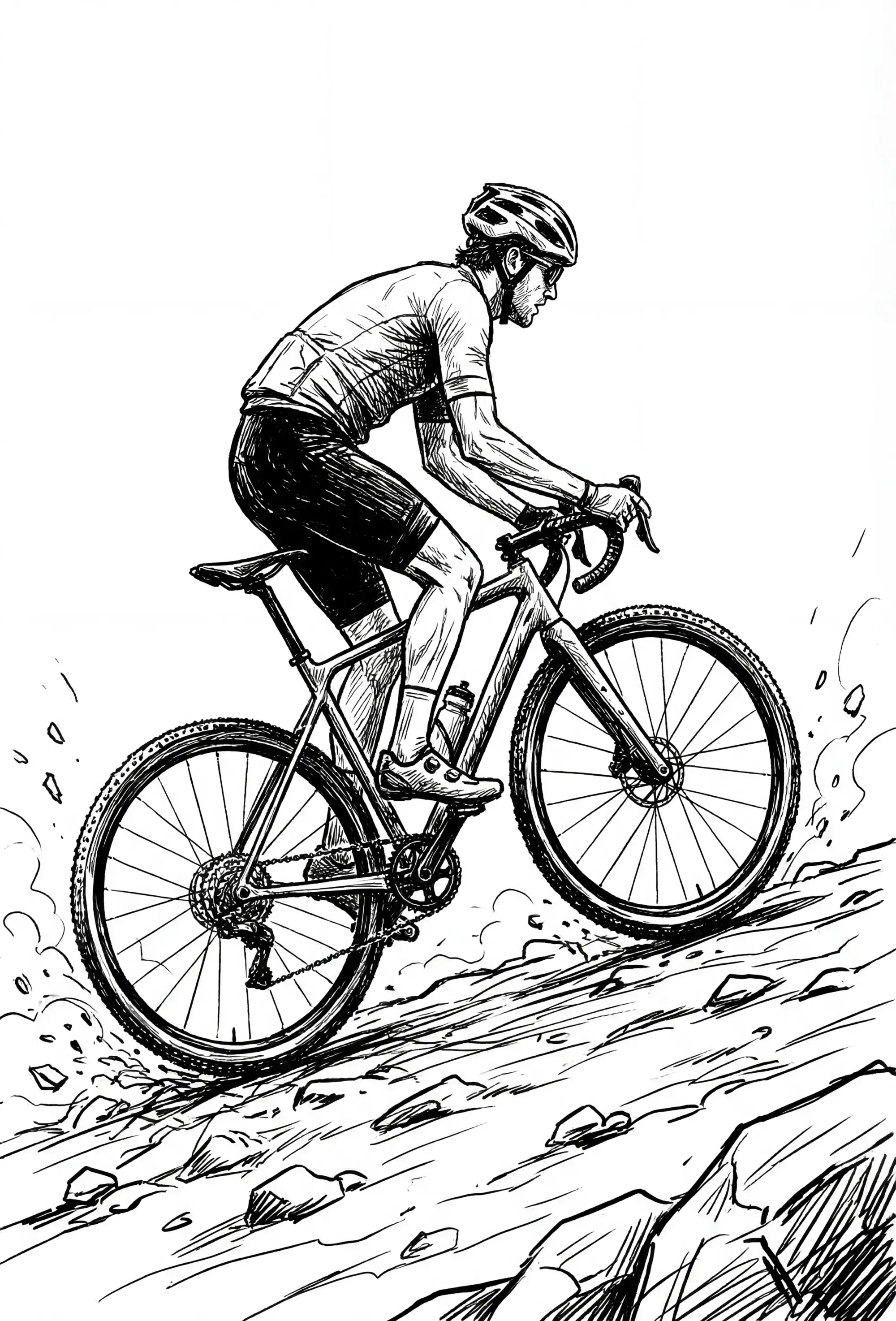 Gravel cycling adventure